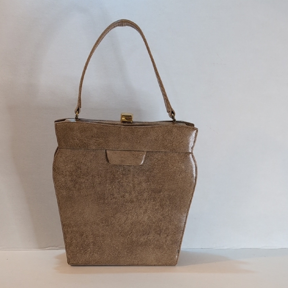 Classic Duette by Lampert Taupe Women's Top-Handle Bag